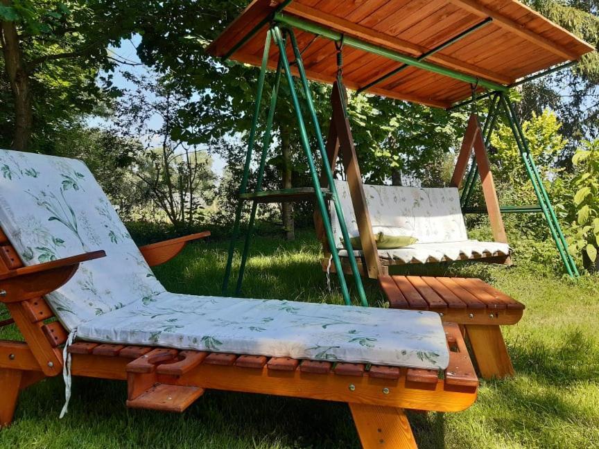 Villa Dziki Brzeg Jezioraka Zalewo  Exterior foto