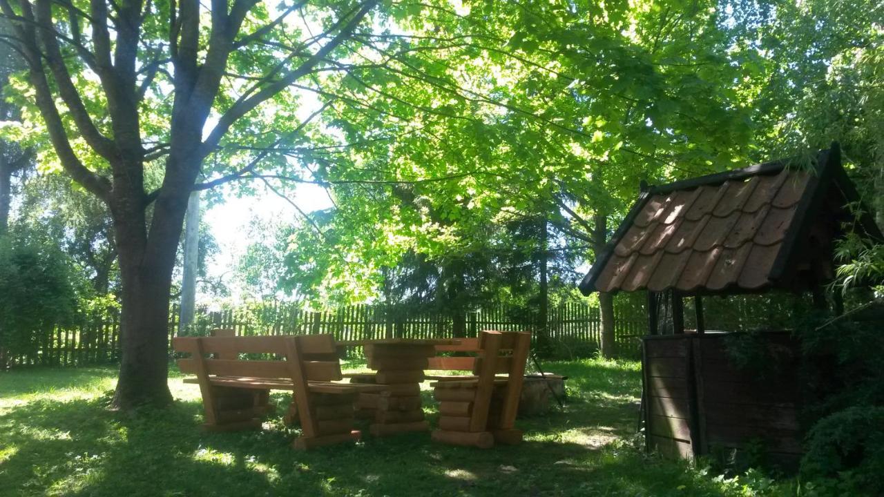 Villa Dziki Brzeg Jezioraka Zalewo  Exterior foto